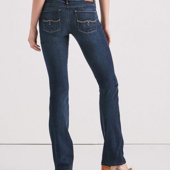 Lucky Brand Lolita Boot Cut Dark Blue Jeans​ / Size 4/27 - Picture 2 of 7